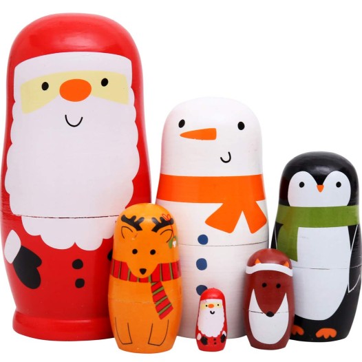 木製マトリョーシカ