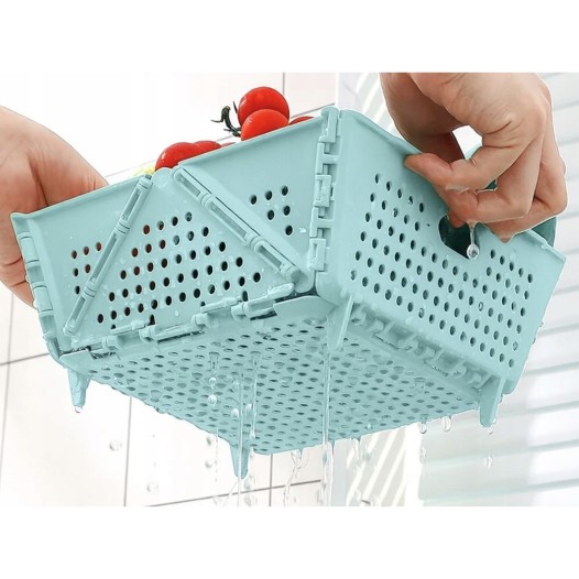 折りたたみ水切りバスケット