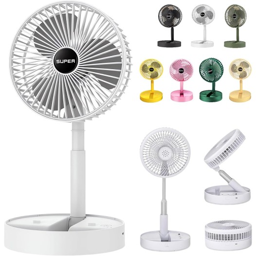 折りたたみ伸縮扇風機