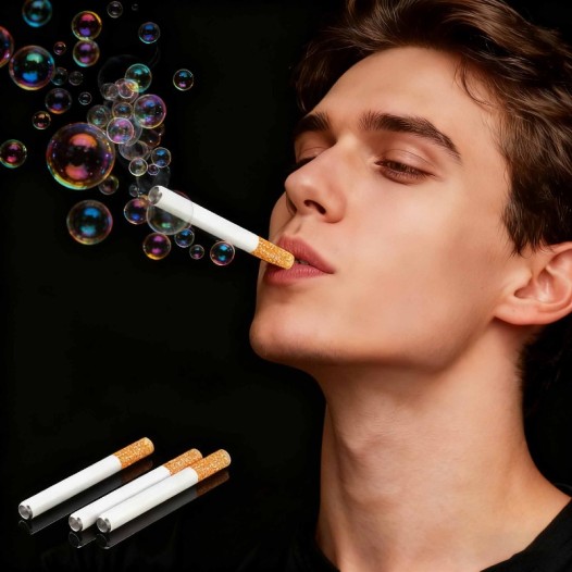 タバコ型しゃぼん玉スティック