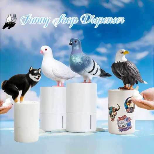 鳩型オートソープディスペンサー