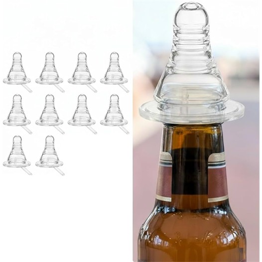 アタッチメント哺乳瓶キャップ(ボトル用ベビーニップル)