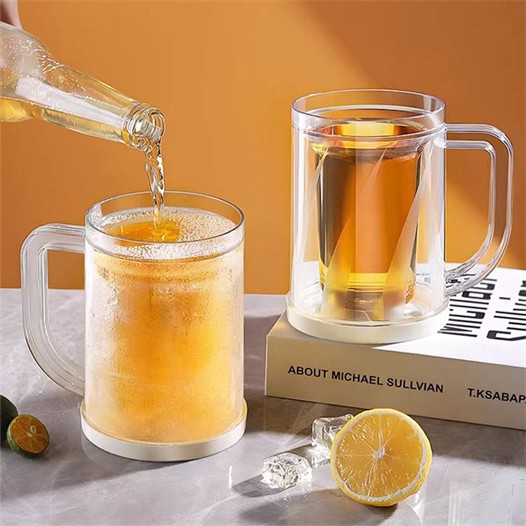 フローズンダブルウォールジョッキ(冷却ジェル内蔵マグ)