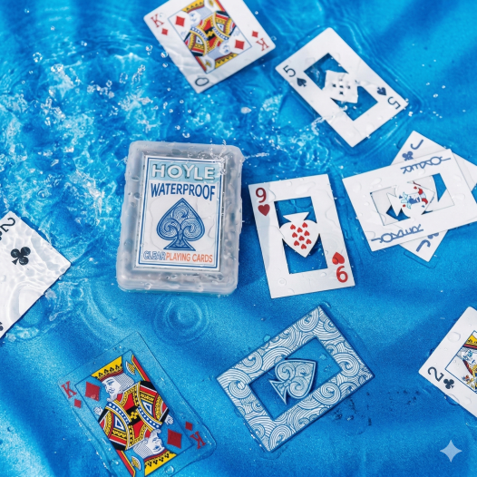 防水クリアカードゲーム(透明トランプ)