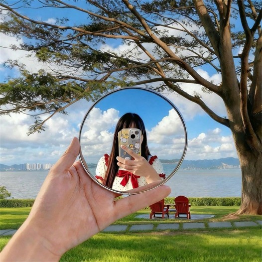凸型ポケットセルフィーミラー