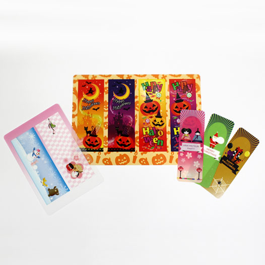 オリジナルノベルティ製作の販促ワールド|クリアしおり