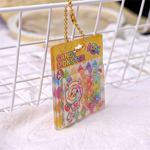 ブリスター風アクリルキーホルダー
