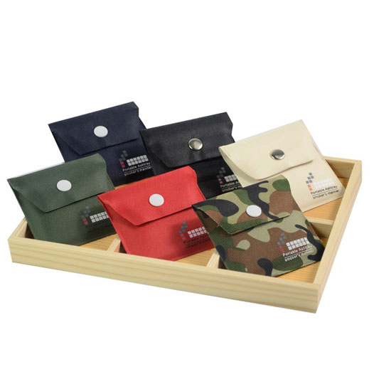 オリジナルノベルティ製作の販促ワールド|エチケット灰皿(携帯灰皿)