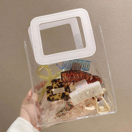 EVAハンドル付きクリアバッグ